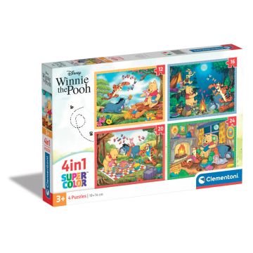 Детски пъзел Winnie The Pooh 4 в 1 CLEMENTONI 21514