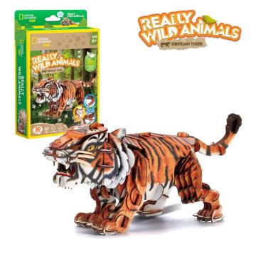Пъзел 3D Wild Animals Сибирски тигър CubicFun DS1071h