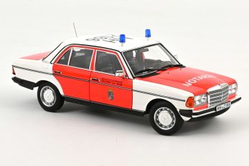 Метална кола Mercedes-Benz 200 1984 Emergency Ambulance Norev 1:18 - 183834