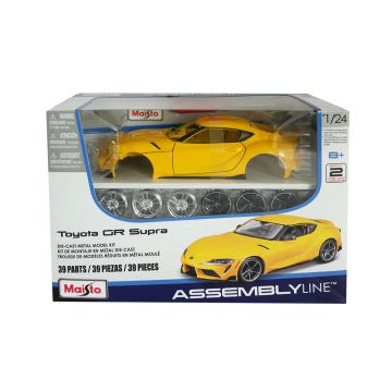 Метална кола за сглобяване Toyota GR Supra Maisto 1:24 39538 