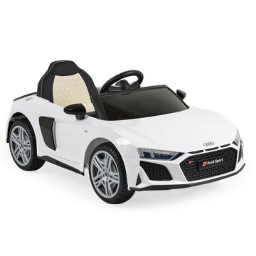 Акумулаторна кола Audi R8 Spyder бял