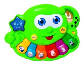 Забавно пиано на български език Октоподът Оки Зелен