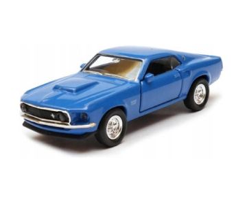 Метална кола FORD MUSTANG BOSS 429 1969 Welly 1:34 