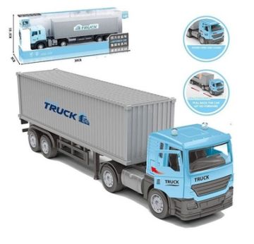 Метален камион с ремарке за контейнер