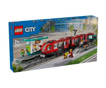 Конструктор LEGO City 60423 Трамвай и гара в центъра на града