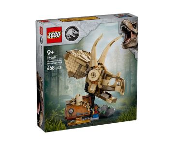 Конструктор LEGO Jurassic World 76969 Вкаменелости от динозаври череп на трицератопс 