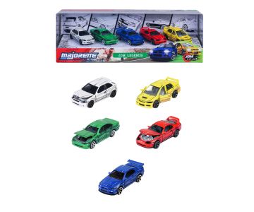 Комплект 5 метални колички JDM Legends Anime Majorette 8504105000