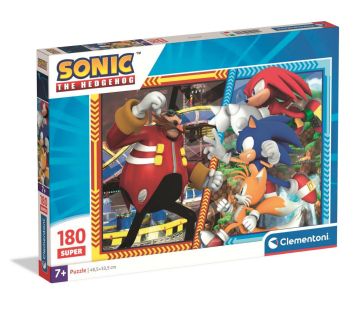 Детски пъзел Таралежът Sonic 180 ч. CLEMENTONI 29795 