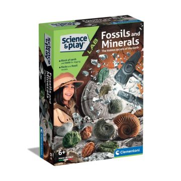 Фосили и минерали Science Play Clementoni 61409