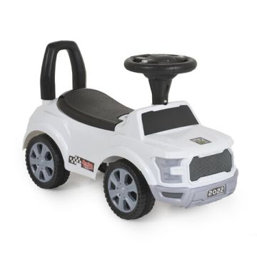 Детска кола за яздене и бутане Orlando 2022 бял