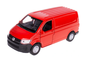 Метален бус Volkswagen Transporter T6 1:34 Welly 