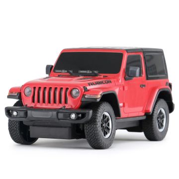 Джип JEEP Wrangler Rubicon с дистанционно управление 1:24 Rastar 79500 червен
