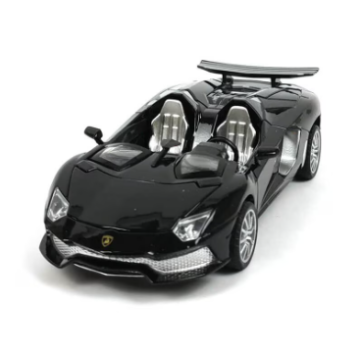 Метална кола Lamborghini със звук и светлини 1:32 черен