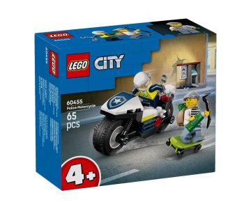Конструктор LEGO City 60455 Преследване с полицейски мотоциклет