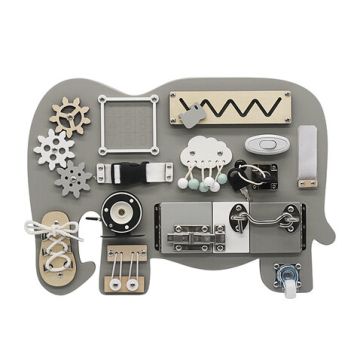 Дървена монтесори дъска слон