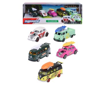 Комплект 5 метални колички Volkswagen Majorette 8504105003