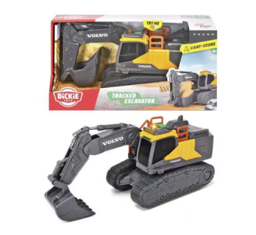 Верижен багер Volvo със звуци Dickie 203723008