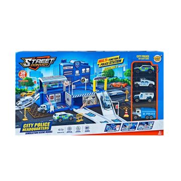 Street Convoy Полицейско управление писта с 4 Коли