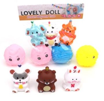 Комплект гумени играчки 001