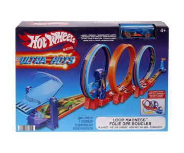 Комплект писта с 3 страхотни лупинга Hot Wheels Ultra Hots Mattel HPX93