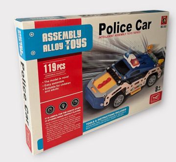 Метален конструктор Полицейска кола 553