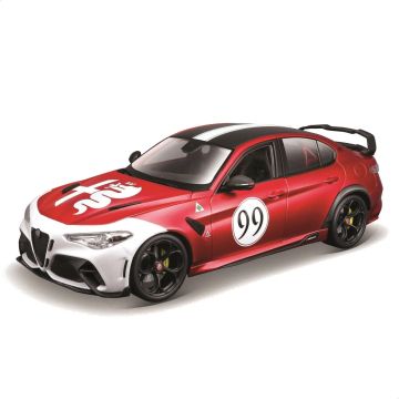 Метална кола Alfa Romeo Giulia GTAm 2020 N99 Bburago 1:18 
