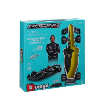 Метална кола Formula 1 за сглобяване Mercedes Amg Petronas #44 Bburago 1:24 
