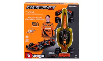 Метална кола Formula 1 за сглобяване Mclaren Team MCL38 #81 Oscar Piastri Bburago 1:24 