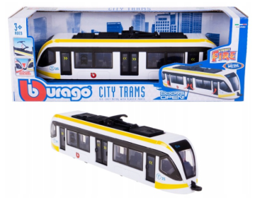 Метален трамвай Bburago City