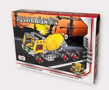 Метален конструктор бетоновоз 112 части