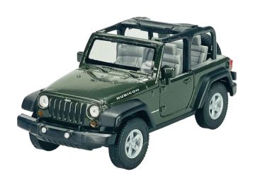Металeн автомобил Jeep Wrangler Rubicon Welly 1:34 