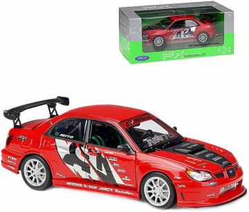 Метална кола Subaru Impreza WRX STI APR Welly 1:24 