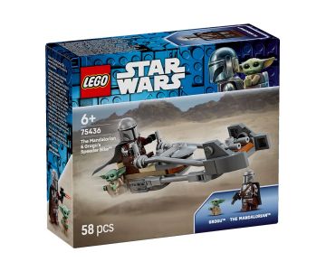 Конструктор Мотоциклетът на мандалореца и Грогу LEGO Star Wars 75436