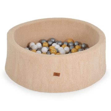 Мек басейн Boucle с топки бежов