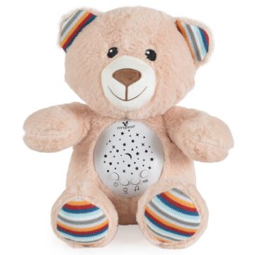 Нощна лампа проектор с бял шум Lulo Bear