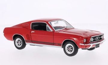 Метална кола Ford Mustang GT 1967 Welly 1:24