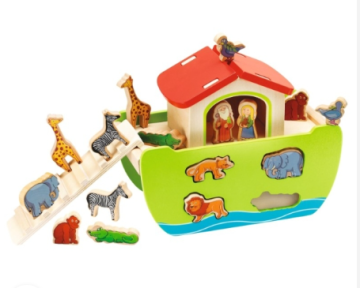 Дървен сортер с животни корабът на Ной Eichhorn 100002084