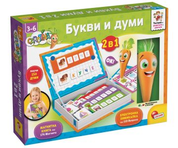 Интерактивна писалка Букви и думи 2 в 1 LISCIANI CAROTINA 
