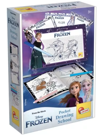 Книжка за оцветяване Frozen Училище по рисуване Lisciani 92192