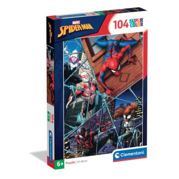 Детски пъзел Spiderman 104 ч. CLEMENTONI 25043 