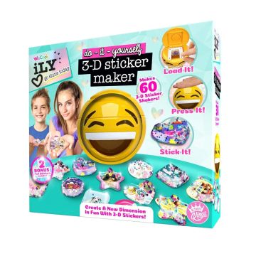 Стикер Машина WeCool ILY 3D 