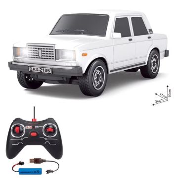 Кола с радио контрол Lada 2107 бял