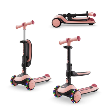 Тротинетка със седалка KinderKraft Halley 2 ROSE PINK