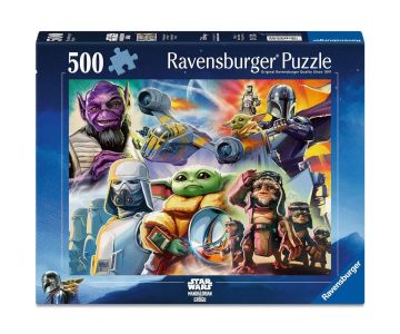 Пъзел Мандалорианецът и Грогу 500 части Ravensburger 12001812 