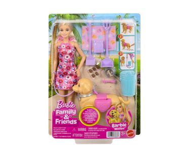 Комплект Барби с акащо кученце Mattel JJB46 Кукла Barbie 