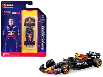 Метална кола Oracle Red Bull Racing RB21 #1 Макс Верстапен Формула 1 Bburago 1:64 