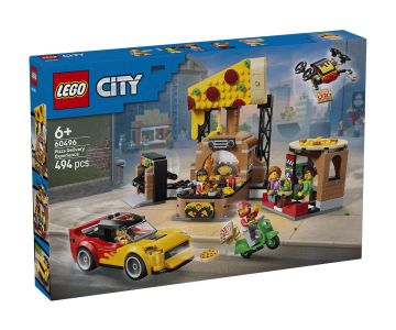 Конструктор Доставка на пица с превозни средства LEGO City 60496