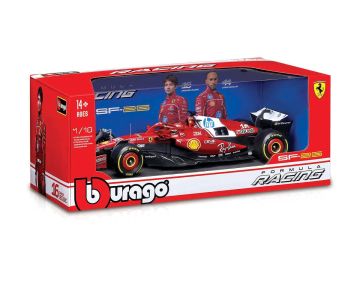 Метална количка Ferrari F1 SF-25 #16 Шарл Льоклер Formula 1 1:18 Bburago 18/16816
