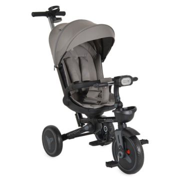 Сгъваема триколка Byox FoldiGo сив