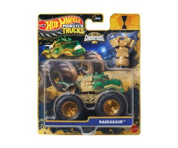 Метално бъги Rageasaur Шампиони 1:64 Monster Trucks Hot Wheels JDV96